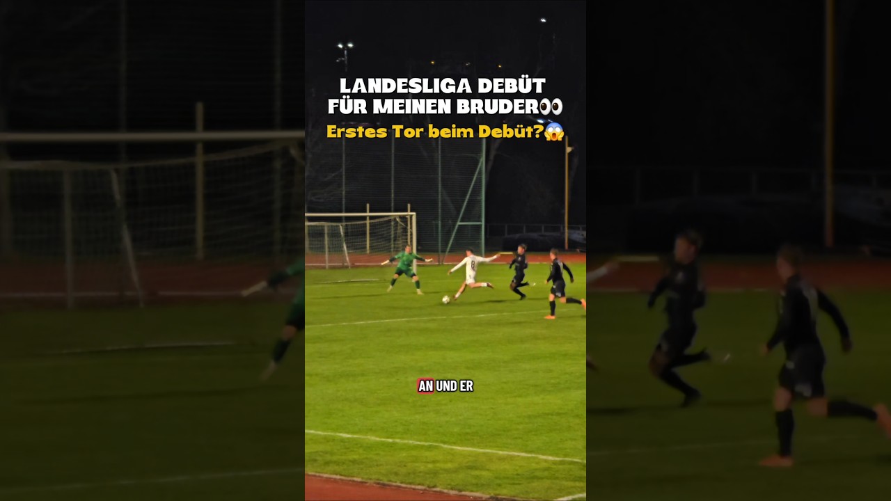 Landesliga Deb&uuml;t f&uuml;r meinen Bruder Dani⚽️👀 #fussball #debut #km #roadtopro #matchday #highlights #fy