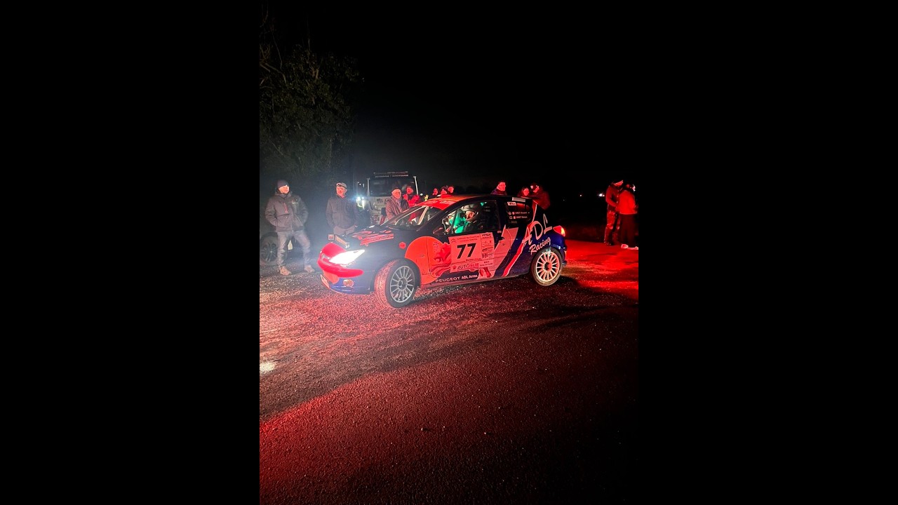Rallye du Marquenterre 2026 ES 8 De Nuit ERET Vincent ERET Simon 206 RC N3