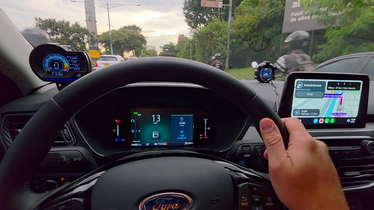 2024 Ford Escape Active HEV (200 HP) | Autonomía Eléctrica (4.3 Kms) POV Test Drive | Alto Trafico