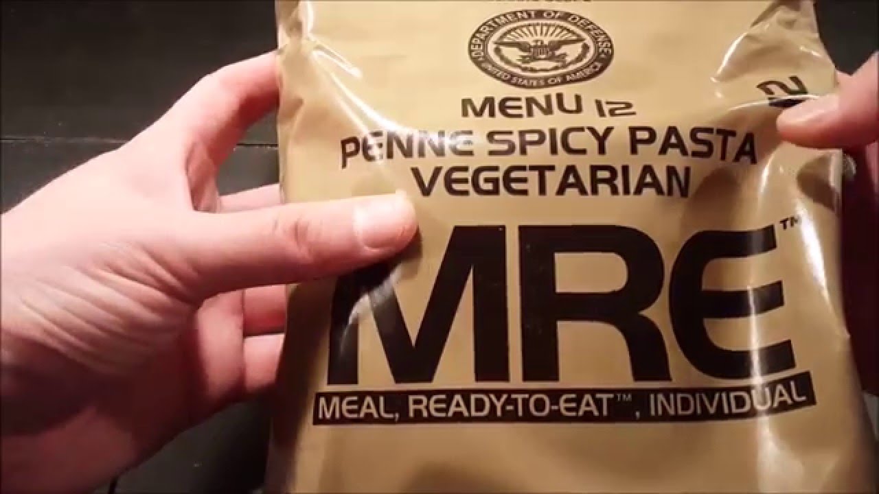 MRE Review: 2012 Menu #12 - Penne Spicy Pasta Vegetarian