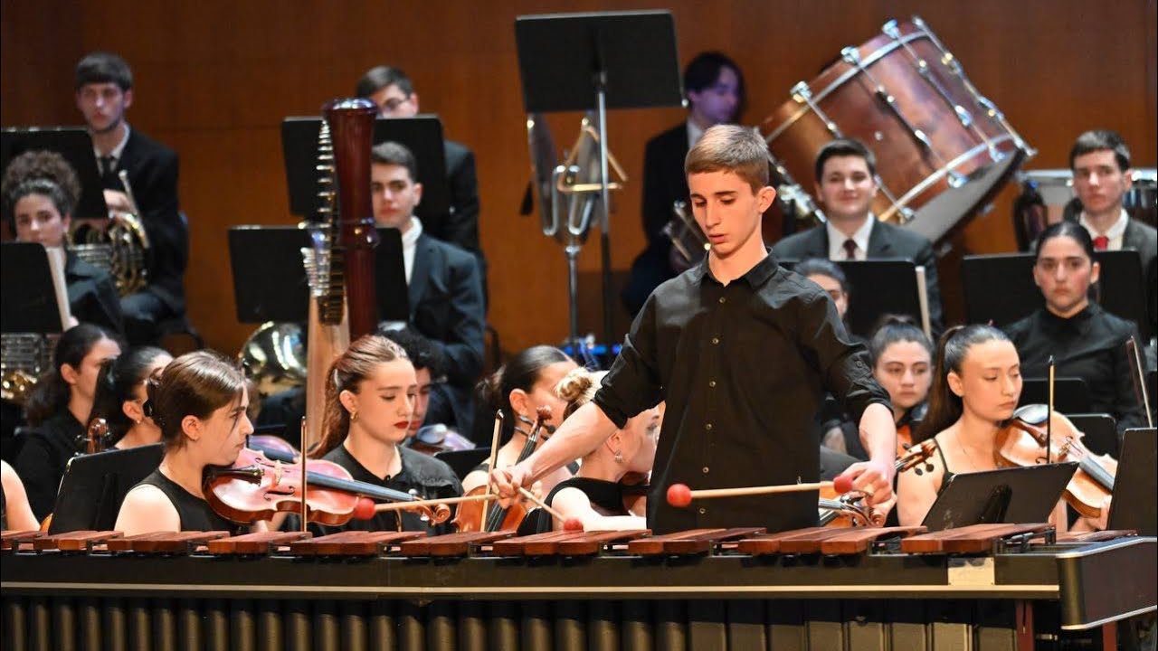 Emmanuel Sejourne - Concerto for marimba, Tchaikovsky Youth Orchestra, Gor Manukyan, Ruben Asatryan
