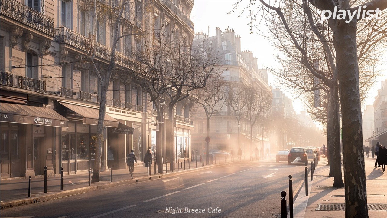 Playlist | Quiet Spring Street 🌱🌙 | Calm Instrumental Music for Relaxing & Working