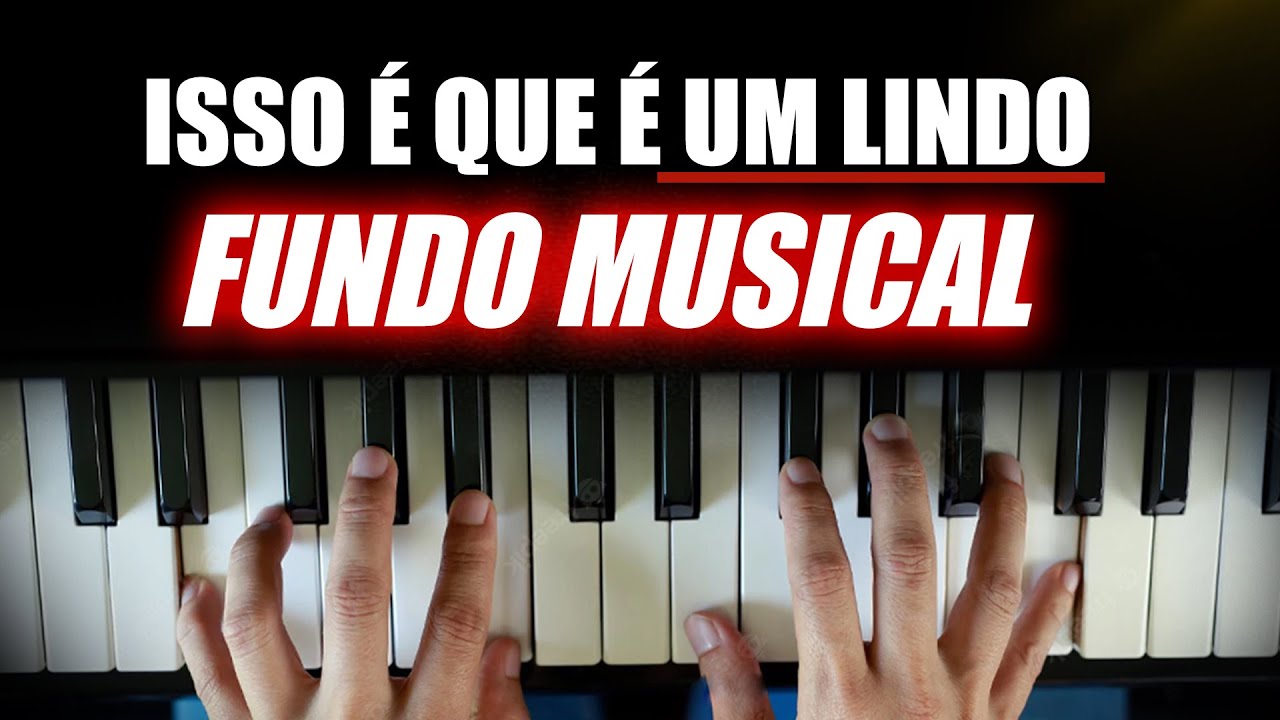 Aprenda esse lindo FUNDO MUSICAL no teclado para usar como FUNDO DE PREGAÇÃO (aula de teclado)