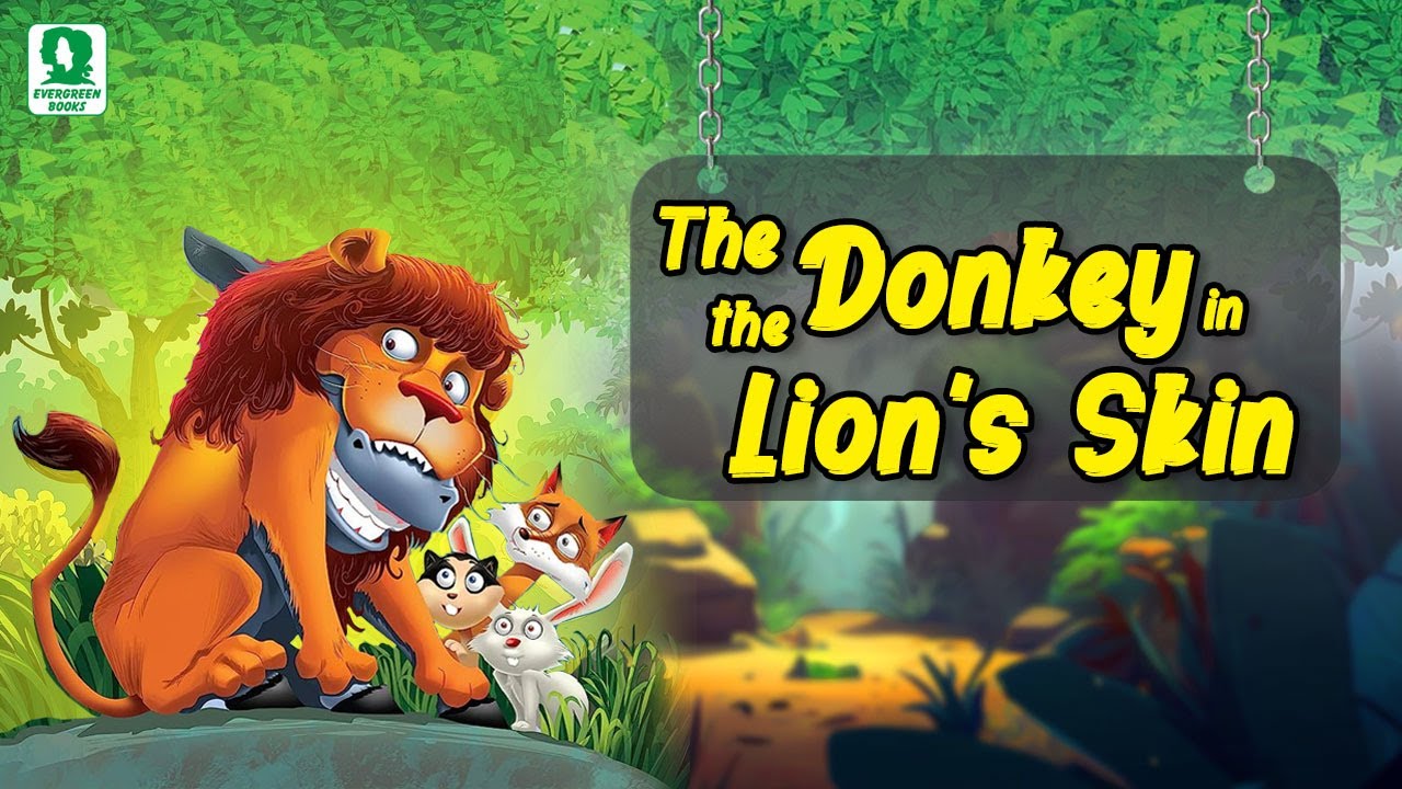 THE DONKEY IN THE LION SKIN | Best Animated Kids Stories | Kids Bedtime Animated Stories