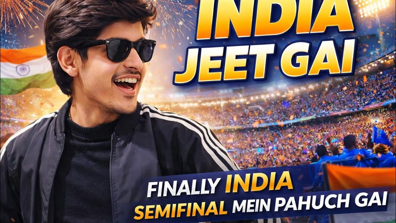 Indian semi final mein pahunch Gai finally 🥰