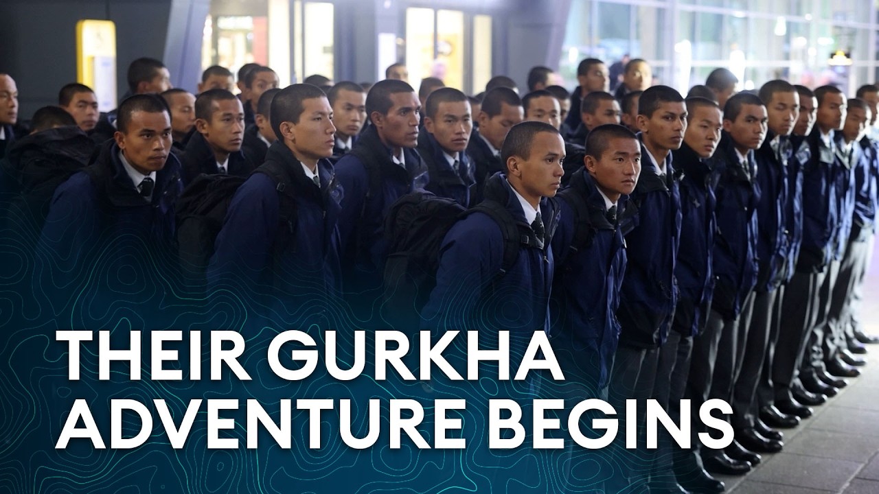 Future warriors: New generation of Gurkhas begin their Army adventure in the UK