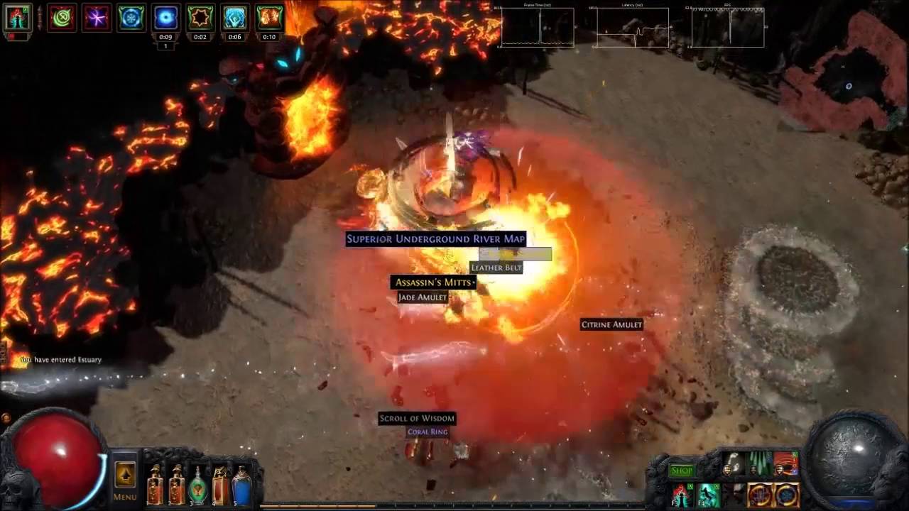 POE 2.4 Corrupted Tier 12 Estuary Map for Tier 7 Shaper Orb HC Essence league