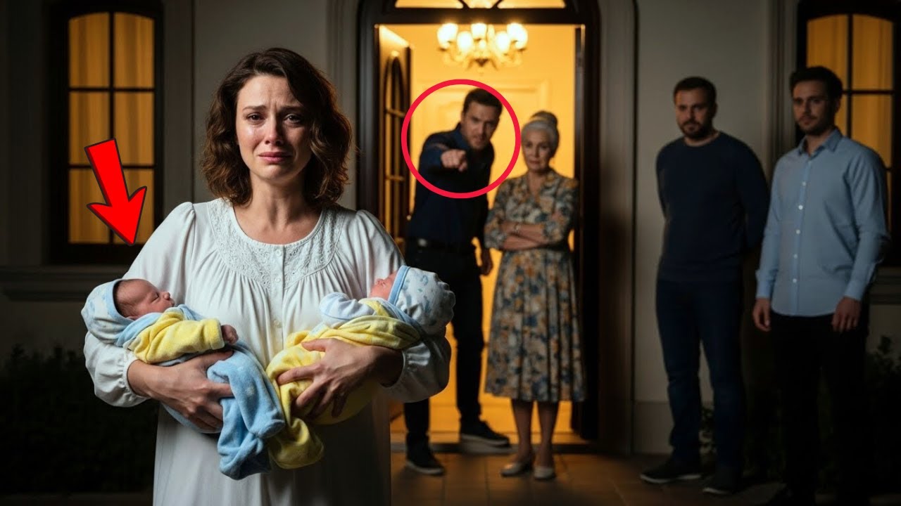 Thrown Out at Midnight With Her Twin Newborns by Husband and In Laws—Little Did They Know She Was a