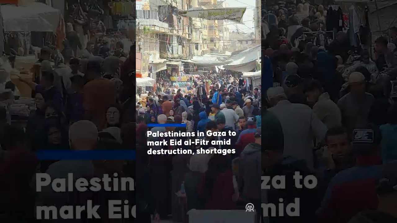Palestinians in Gaza to mark Eid al-Fitr amid destruction, shortages