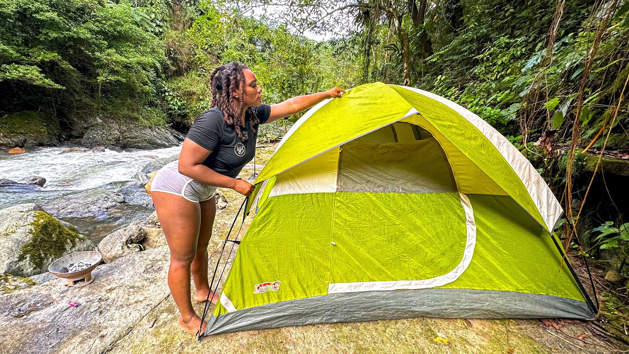 24H Survival Camping & Crayfishing – Catch & Cook in the Wild