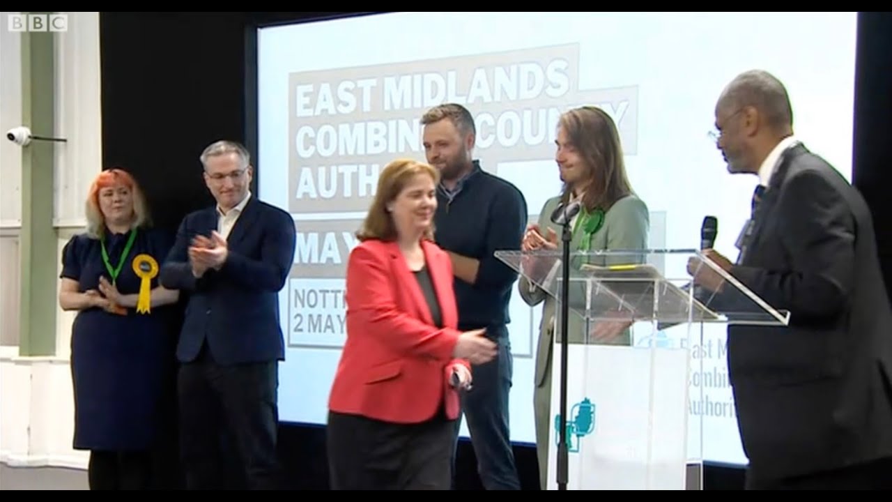 Labour win East Midlands Mayor election