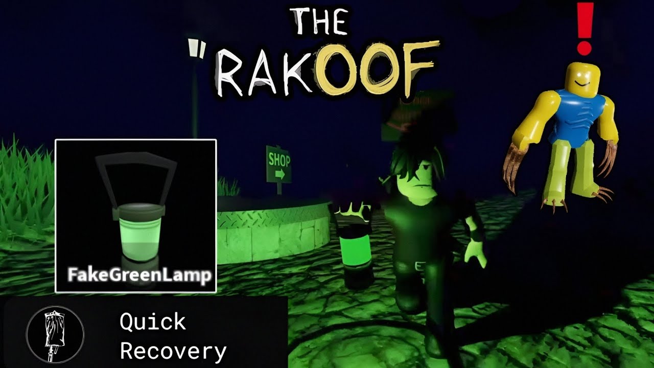 LANTERNA VERDE E NOVA HABILIDADE | Roblox The Rakoof ( The Rake Noob Edition )