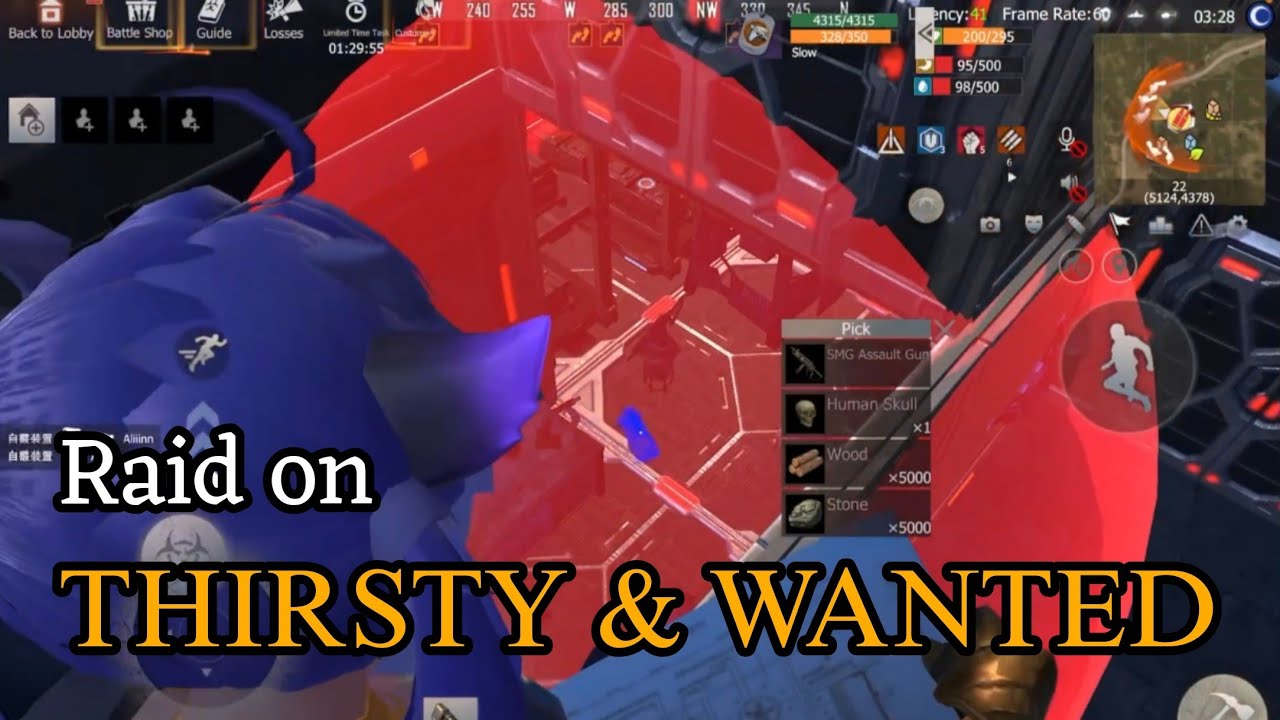 Full Online Raid On Thirsty and Wanted Alliance || #lios || Last Island of Survival