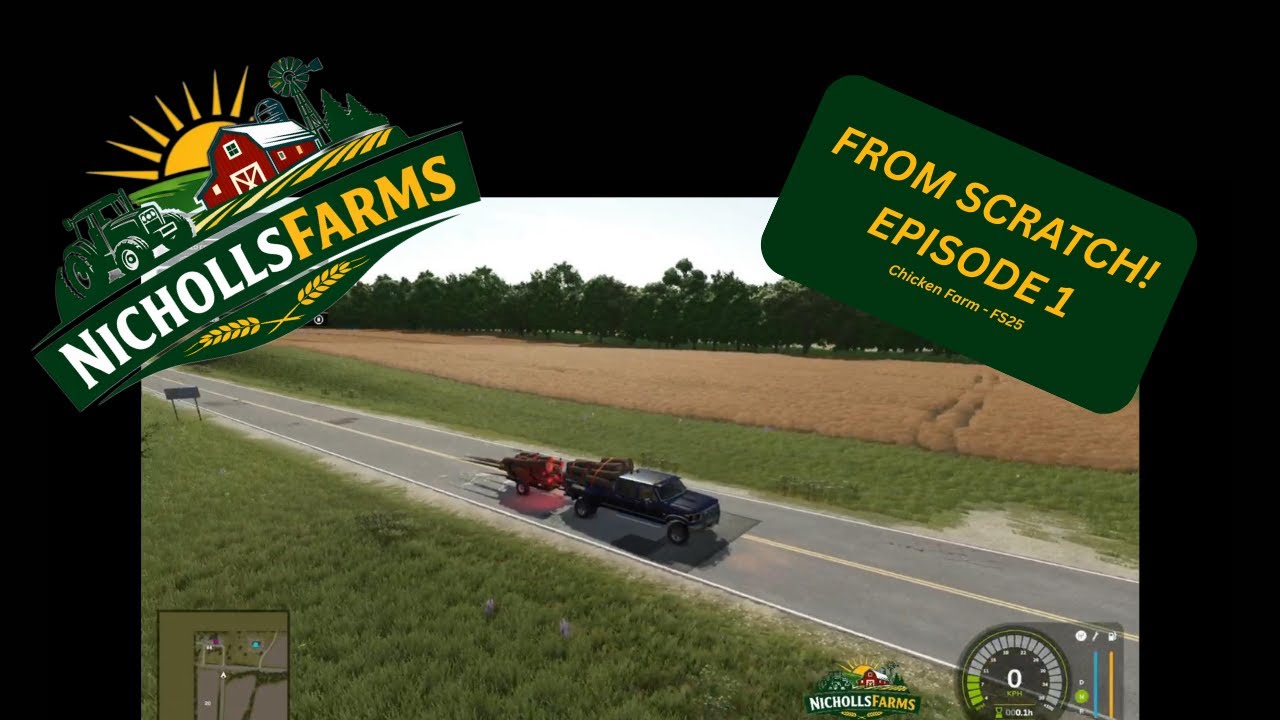 Starting a Chicken Farm From Scratch in Farming Simulator 25 | Episode 1
