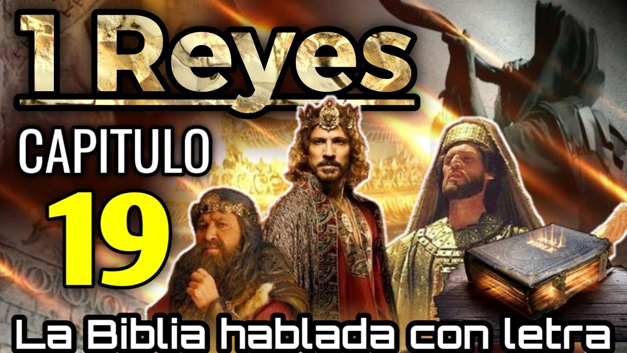 🔴 1 REYES Capitulo 19 hablado Con Letra ( El&iacute;as huye a Horeb ) LA BIBLIA HABLADA 📥Audio👇🏻🎵