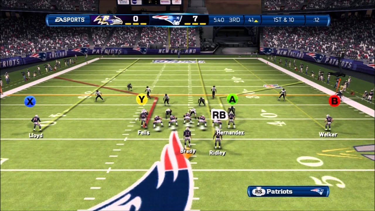 Madden 13: AFC Championship Baltimore Ravens vs. New England Patriots