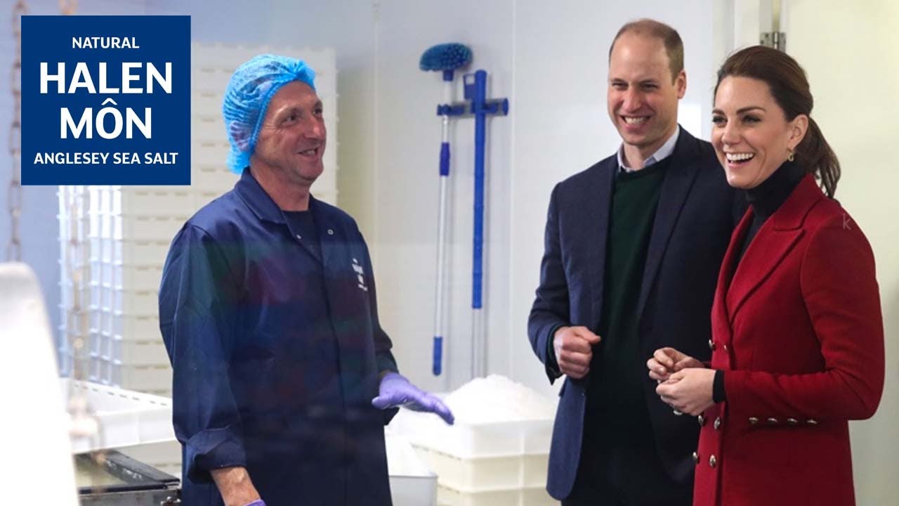 The Duke and Duchess of Cambridge visit Halen M&ocirc;n
