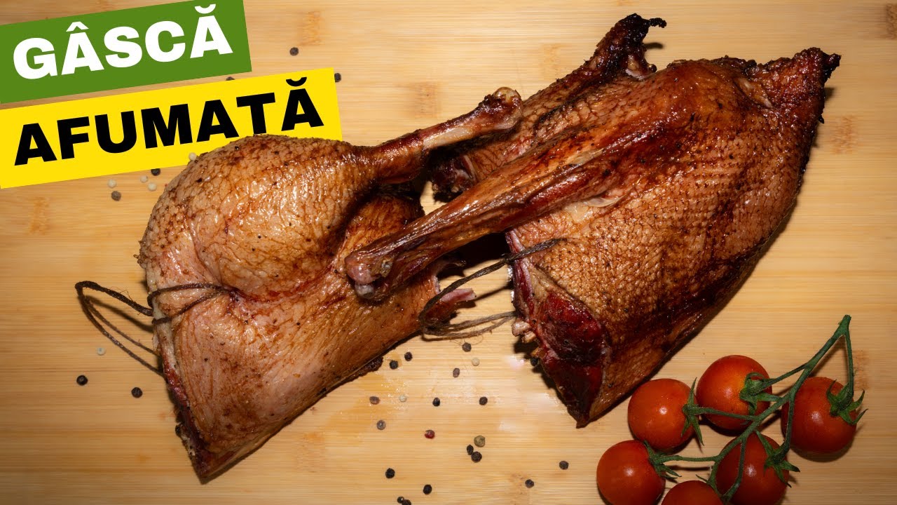 Gâscă afumată.