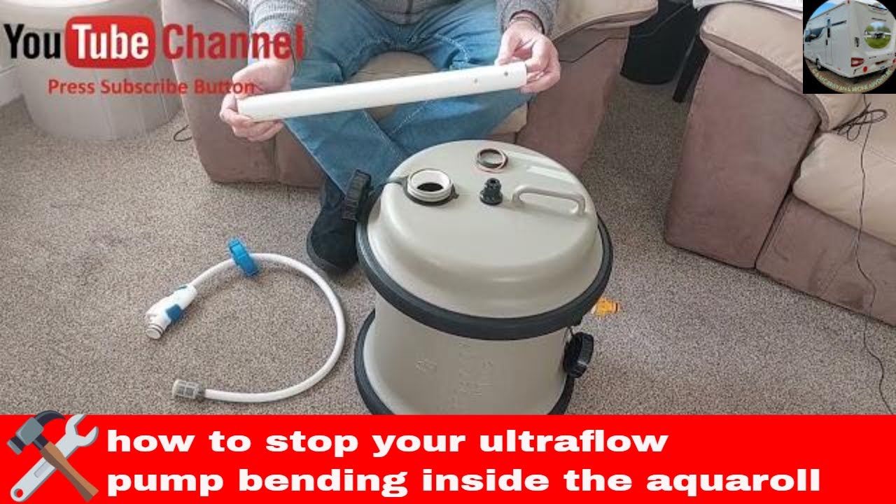 How to stop the ultraflow pump bending inside your Aquaroll @