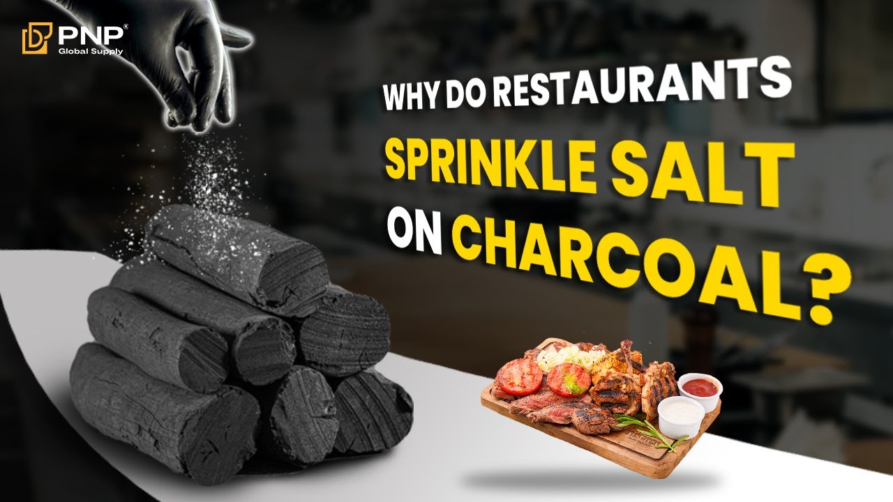 Why do Restaurants sprinkle Salt on Charcoal Before Grilling? #lifehacks
