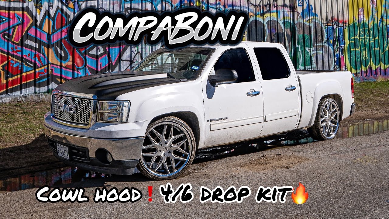4/6 DROP KIT & COWL HOOD   07-13 GMC SIERRA 1500