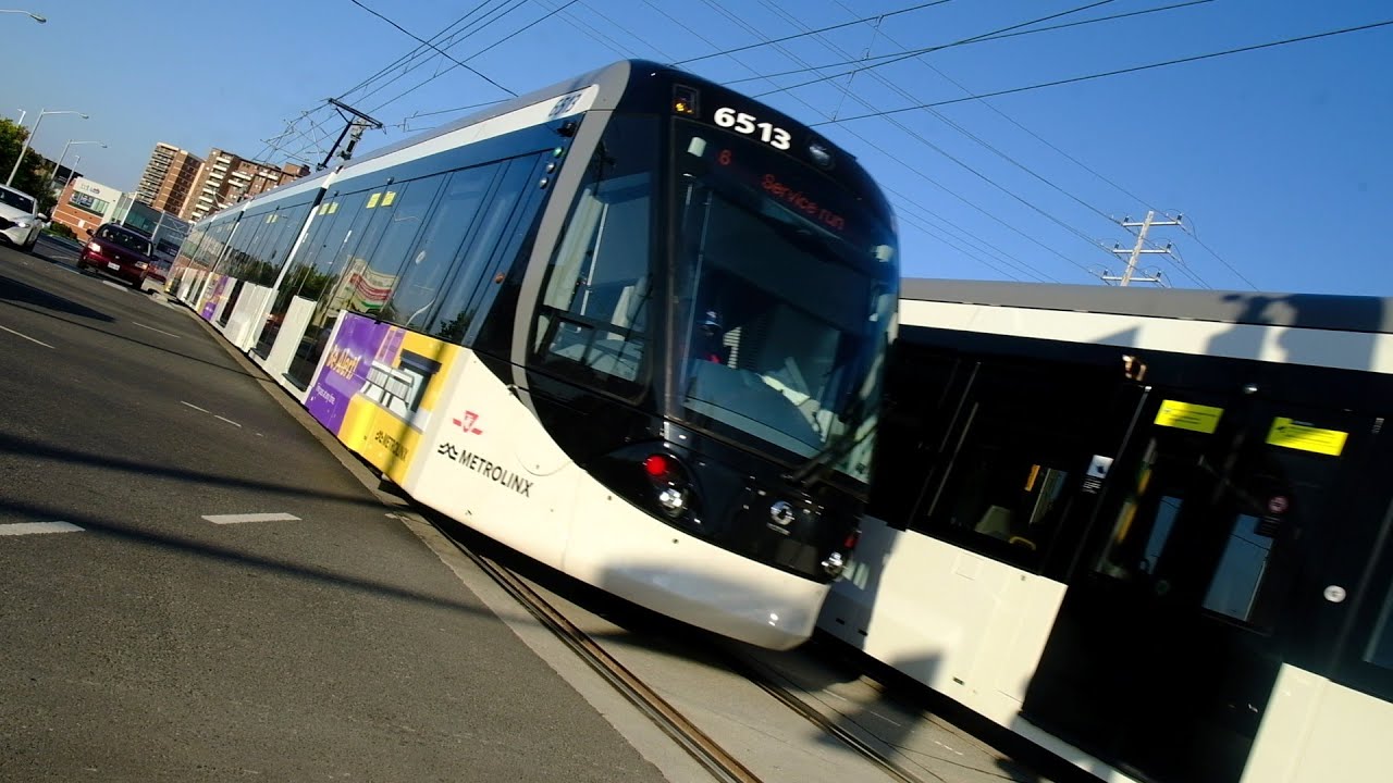 TTC/Metrolinx Alstom Citadis Spirit LRVs on Line 6