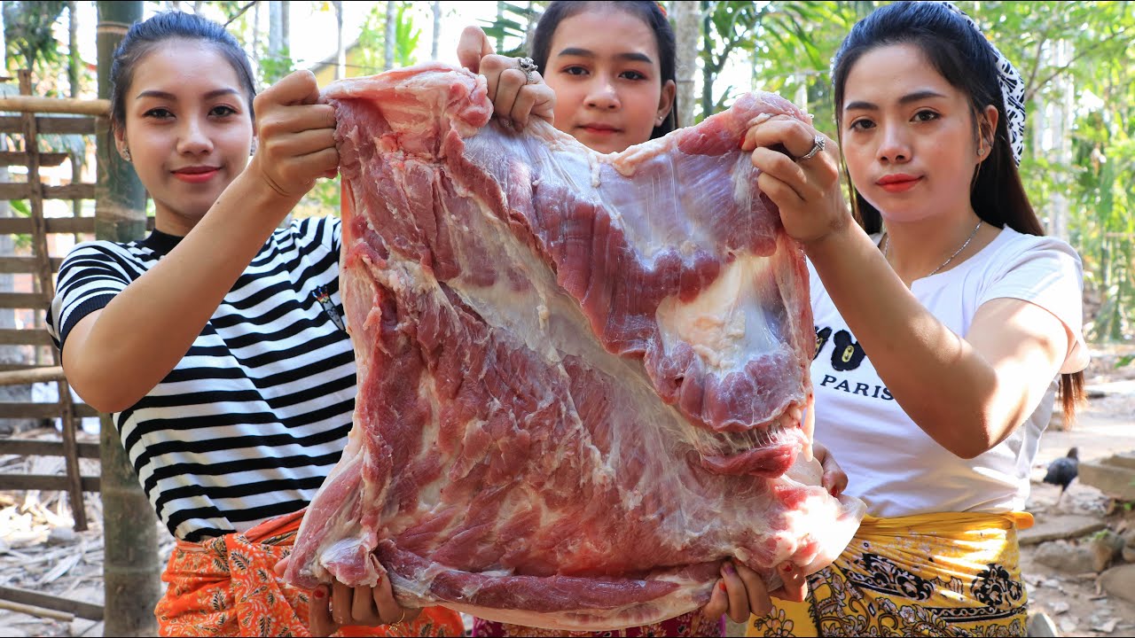 Cooking pork belly with cabbages recipe - Natural Life TV