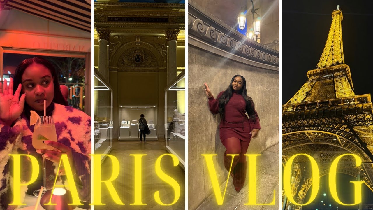 Vlog: 1 WEEK IN PARIS 🥂✨| City Views And Nights ,Louvre Museum +more …….