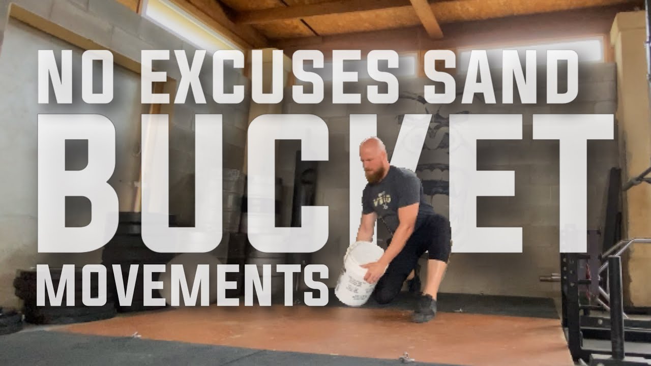 How to WORKOUT at HOME with a SAND BUCKET