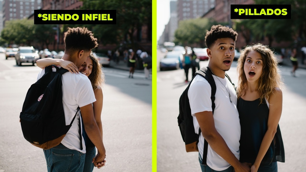 ¡PAREJA es PILLADA siendo INFIEL de la PEOR FORMA posible en PÚBLICO!