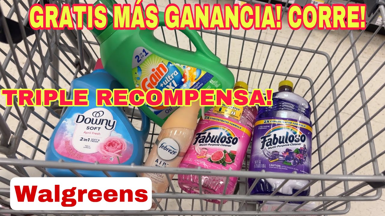 VAMOS POR GAIN Y FABULOSO GRATIS MÁS GANANCIA A WALGREENS ! 2/8-2/14 