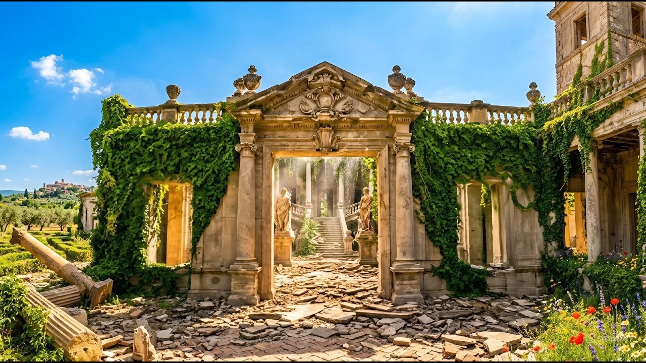 Master Craftsman Restores Abandoned Mansion with 7 Stunning Floral Epoxy Designs | ASMR