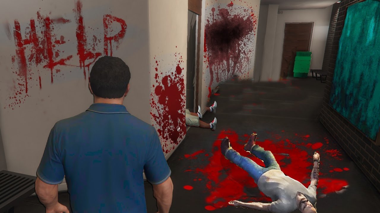 Никогда Не Заходите Ночью в Трейлер Тревора После Его смерти.. в GTA 5..