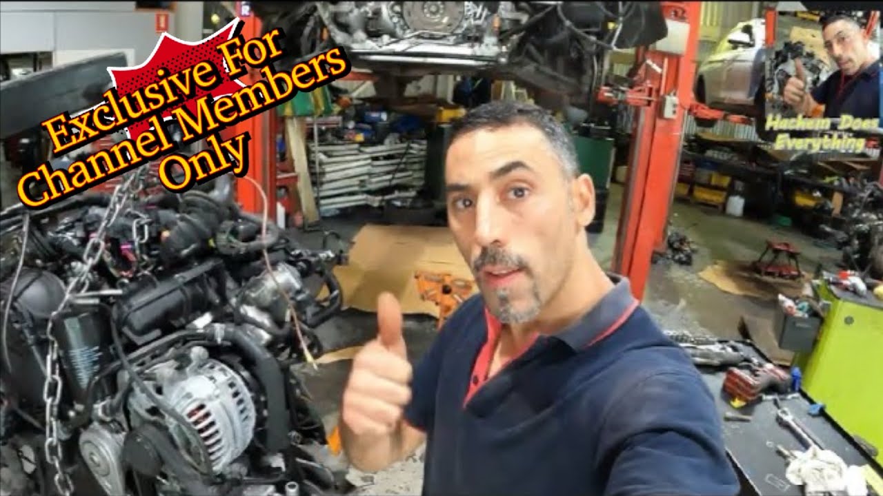 Audi A5 Engine removal Step By Step