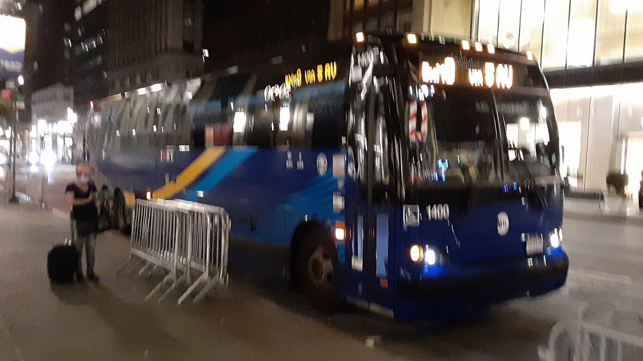 Riding to Uptown NYC ft. Prevost X3-45 