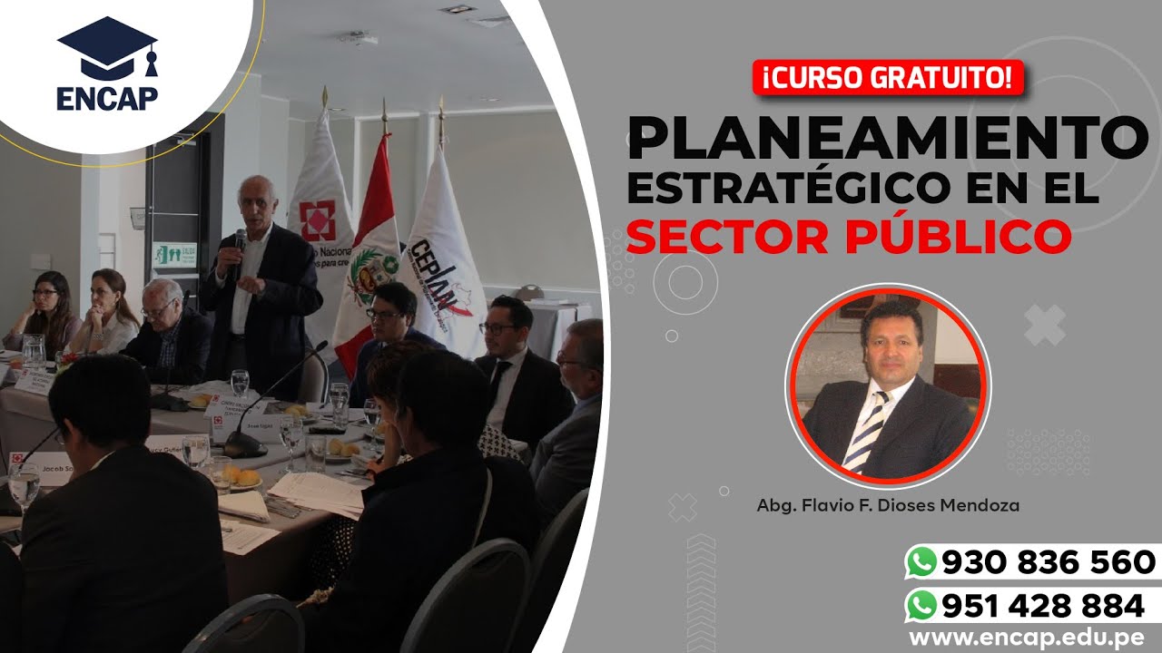 CURSO: PLANEAMIENTO ESTRATÉGICO EN EL SECTOR PÚBLICO - SESION 1 - 2025