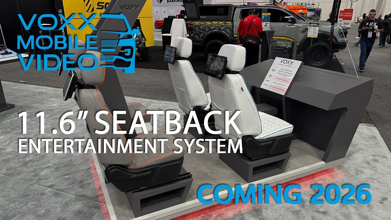 VOXX Mobile Video at SEMA: A New Standard in Rear-Seat Entertainment