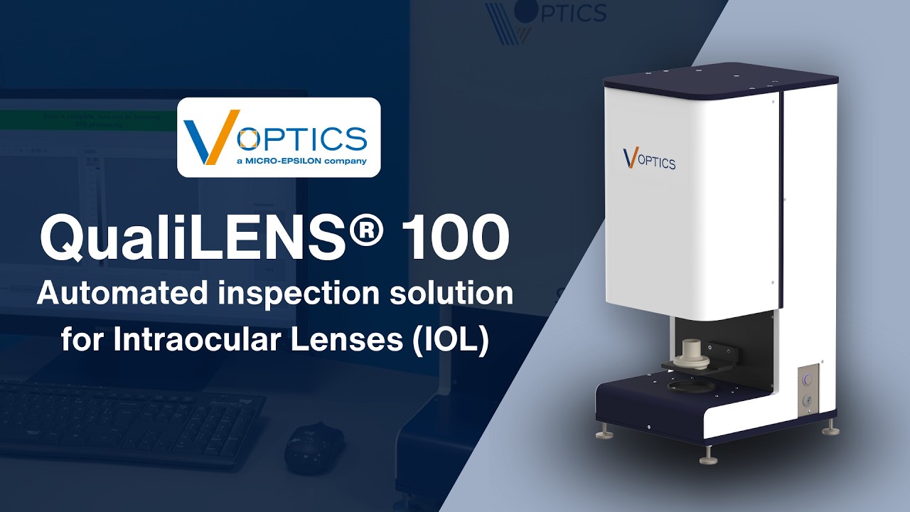 QualiLENS®100: Automated cosmetic inspection solution for intraocular lenses (IOL)