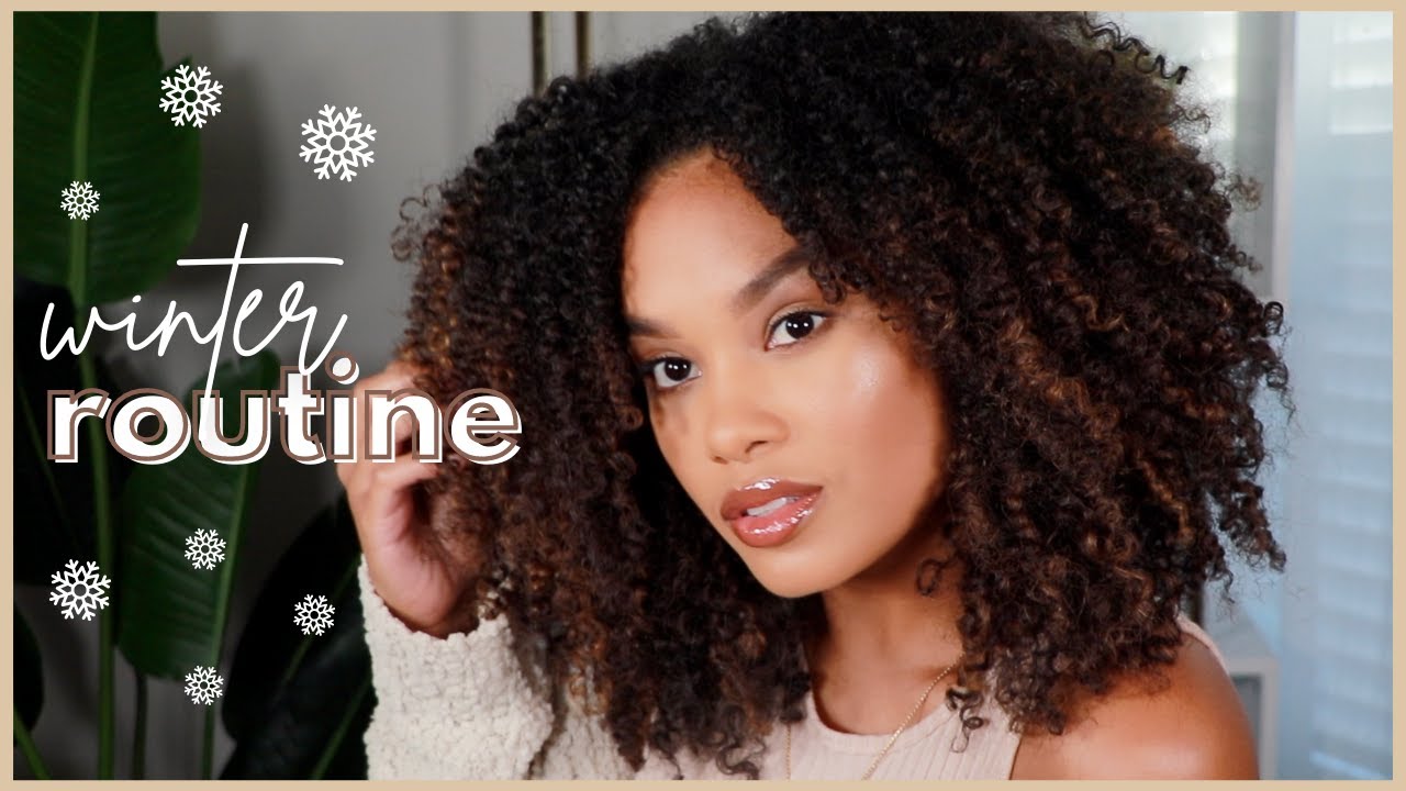winter regimen for curly hair + combination skin | give me MOISTURE