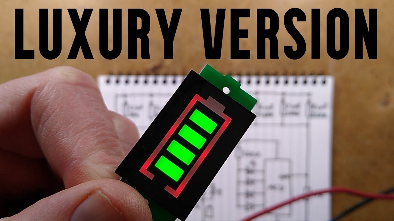 Fancy 1-8 cell lithium battery level indicator