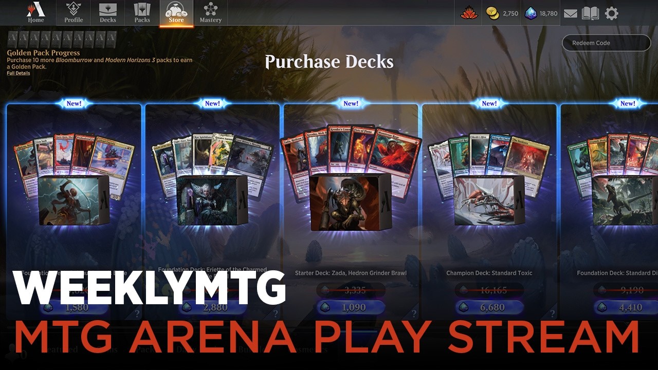 WeeklyMTG | MTG Arena Play Stream
