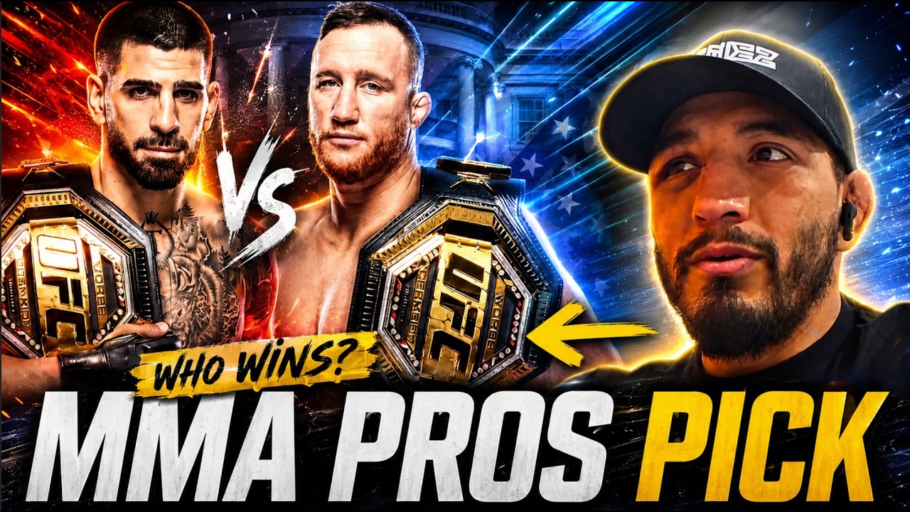 MMA Pros Pick ✅Ilia Topuria vs. Justin Gaethje&nbsp;👊UFC White House