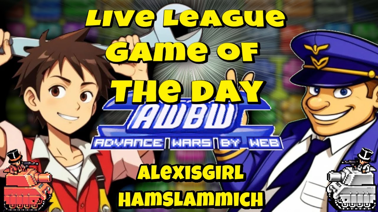 AWBW Live Game of the day - Ep. 101 - Alexisgirl vs HamSlammich