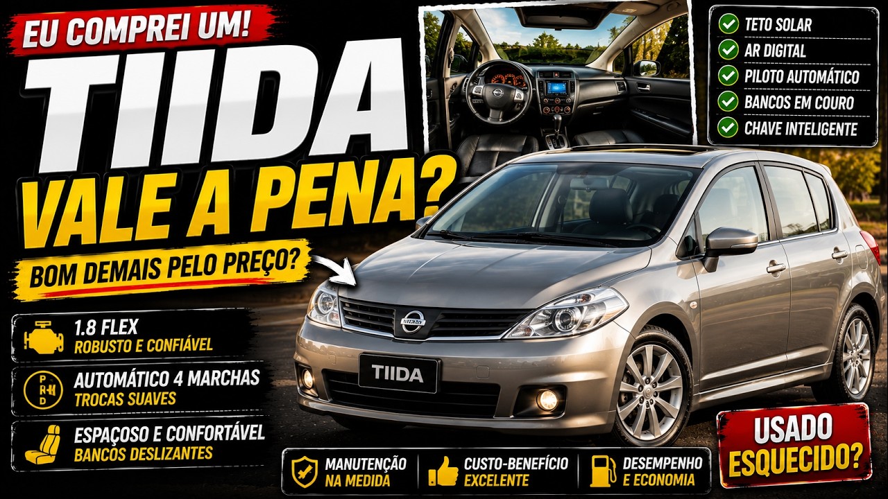 Avaliação do Nissan Tiida - Será que ainda vale a pena comprar um em 2022?