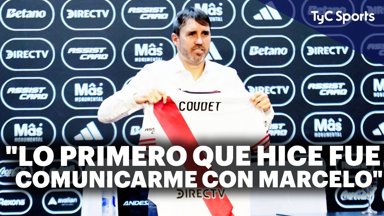 PRESENTACIÓN DE CHACHO COUDET EN RIVER: 