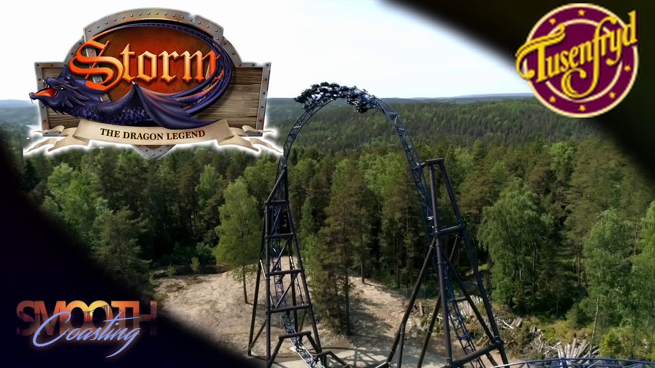 Storm: The Dragon legend, New for 2023 at Tusenfryd | Official On-Ride and Off-Ride POV