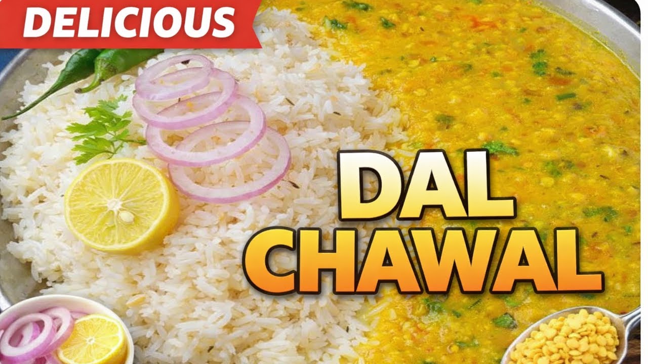 Desi Style Dal Chawal 😋 | Simple & Tasty Homemade Recipe | Easy Lunch Idea