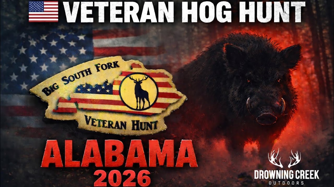 4 Veterans Take On Alabama Hogs with Big South Fork Veteran Hunt, Drowning Creek Outdoors 