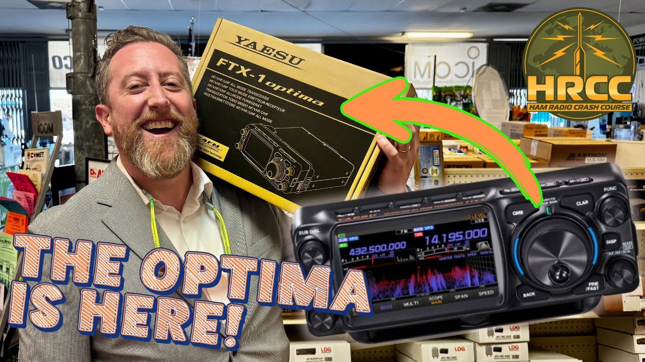 The Yaesu FTX-1 Optima FIRST LOOK!