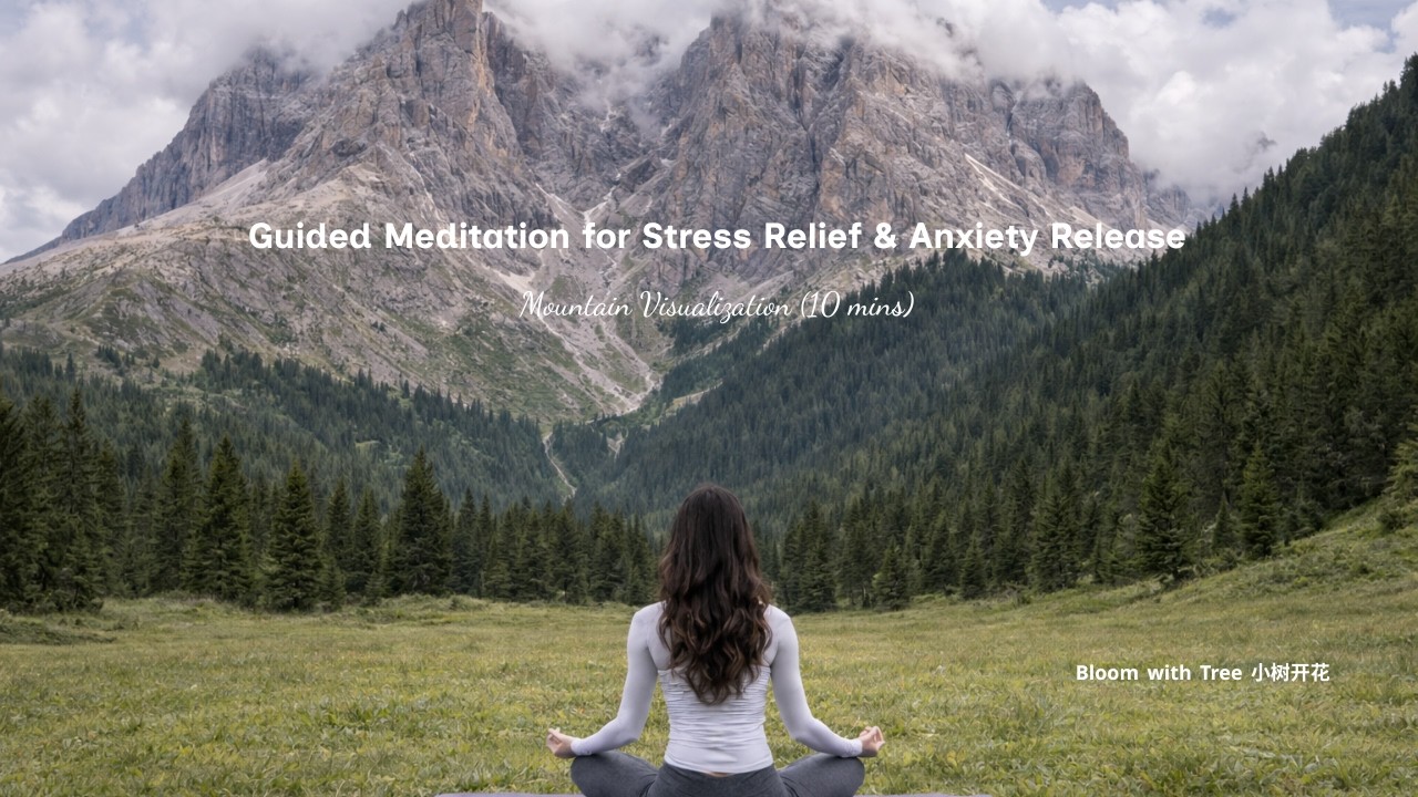 10 Mins Guided Meditation for Anxiety and Stress Relief | Become the Mountain
